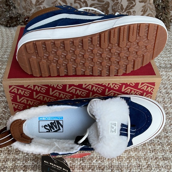 Vans Sk8-Hi Mte 2.0 Dx Dress Blues/Marshmallow WM - Picture 6 of 16